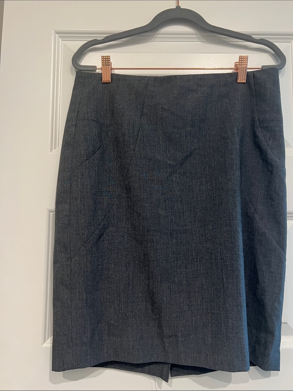 The Limited Dark Charcoal Pencil Skirt